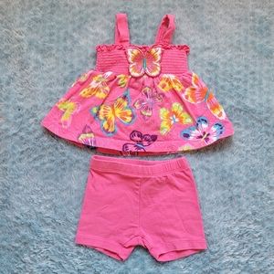 Butterfly Tank Top and Shorts
